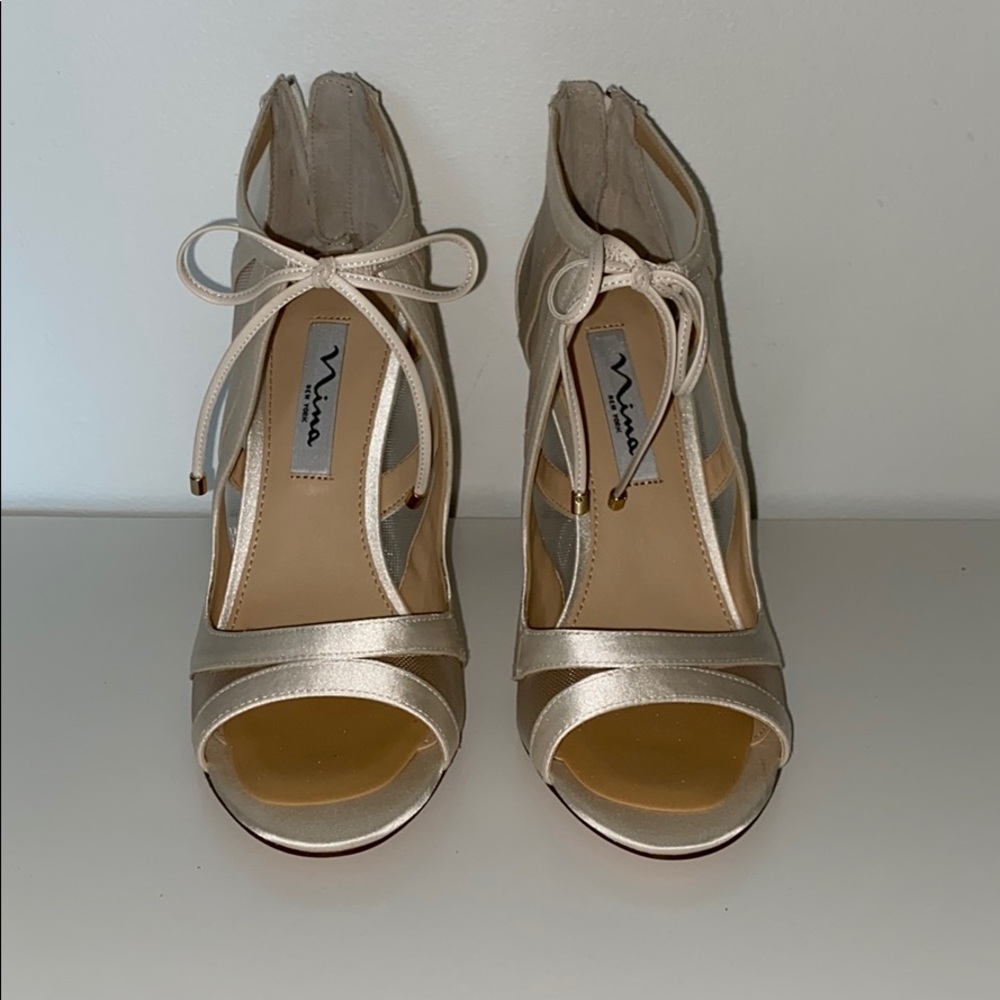 Nina beige heels